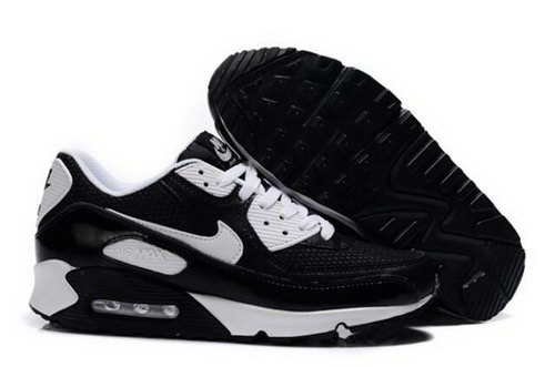 Nike Air Max 90 Womens Shoes Black White Czech
